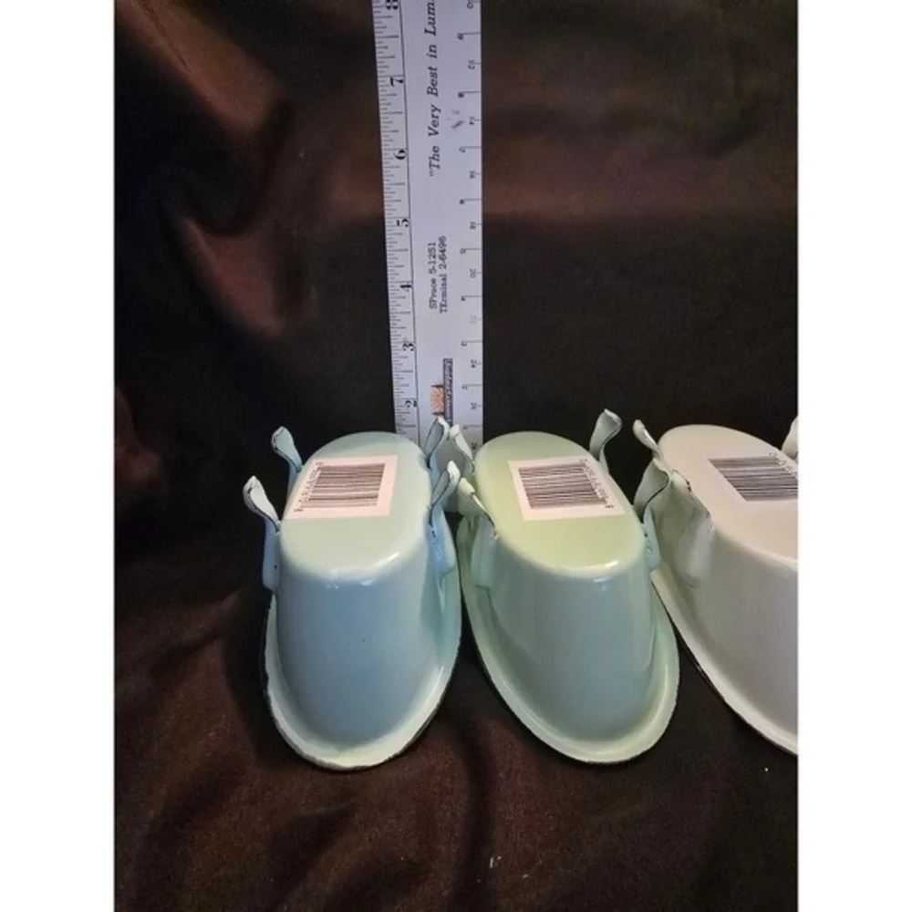 Blue Stallion Set of 4 Ceramic Clawfoot Bathtub Soap‎ Dishes Pastel